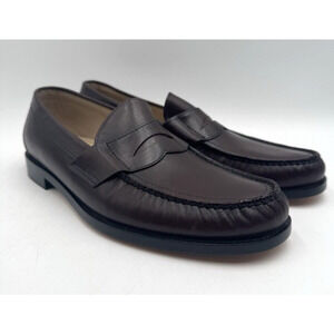 NEW SAS PENNY 40 Men's Slip On Dress Shoe Brown Leather US Size 11 Narrow NIB